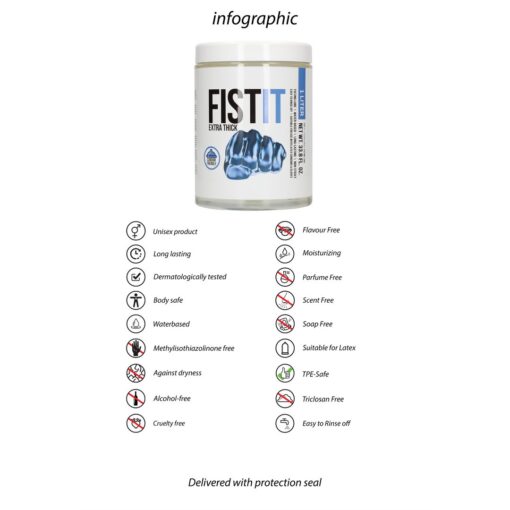 LUBRIFICANTE PARA FISTING EXTRA THICK 33.8 FL OZ 1000 ML FIST IT - Image 6