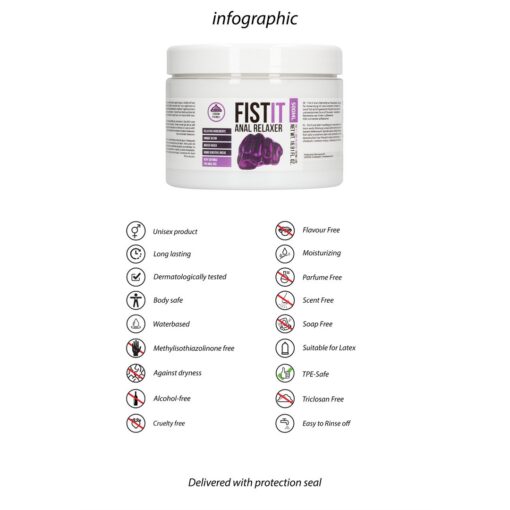 LUBRIFICANTE ANAL RELAXANTE 17 FL OZ 500 ML FIST IT - Image 6