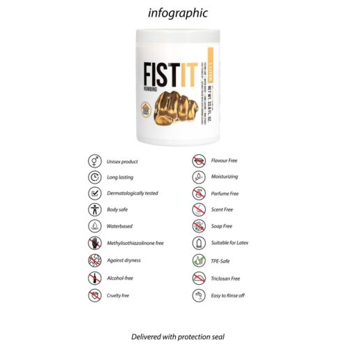 LUBRIFICANTE PARA FISTING NUMBING 33.8 FL OZ 1000 ML FIST IT - Image 6
