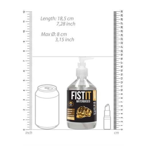 LUBRIFICANTE À BASE DE ÁGUA 17 FL OZ 500 ML FIST IT - Image 5