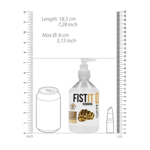 LUBRIFICANTE PARA FISTING NUMBING 17 FL OZ 500 ML FIST IT - Image 5