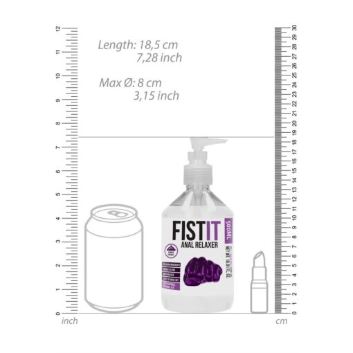 LUBRIFICANTE ANAL RELAXANTE 17 FL OZ 500 ML FIST IT - Image 5