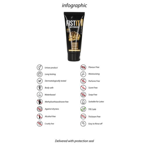 LUBRIFICANTE À BASE DE ÁGUA 3.4 FL OZ 100 ML FIST IT - Image 3