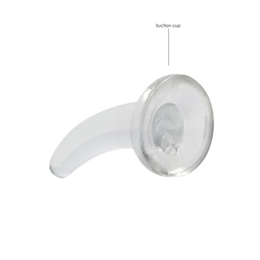 DILDO NON-REALISTIC CRYSTAL CLEAR 5 /11,5 CM TRANSPARENTE REALROCK - Image 3