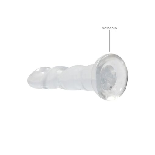 DILDO NON-REALISTIC CRYSTAL CLEAR 7 /17 CM TRANSPARENTE REALROCK - Image 3