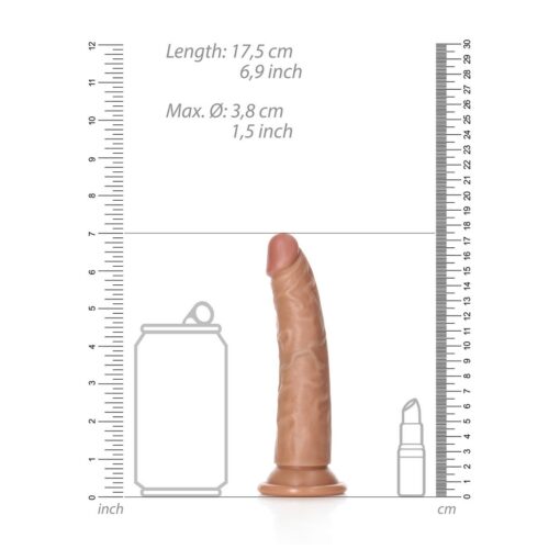 DILDO SLIM REALISTIC 6 /15,5 CM REALROCK - Image 6
