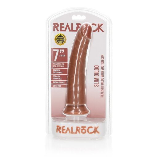 DILDO SLIM REALISTIC 7 /18 CM REALROCK - Image 2
