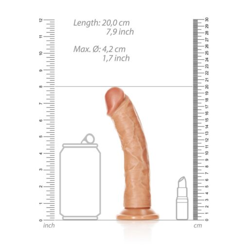 DILDO CURVED REALISTIC 7 /18 CM REALROCK - Image 6
