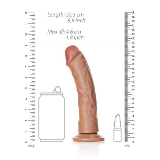 DILDO CURVED REALISTIC 8 /20,5 CM REALROCK - Image 6