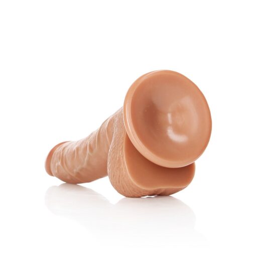 DILDO REALISTA COM TESTÍCULOS CURVED 7 /18CM REALROCK - Image 5