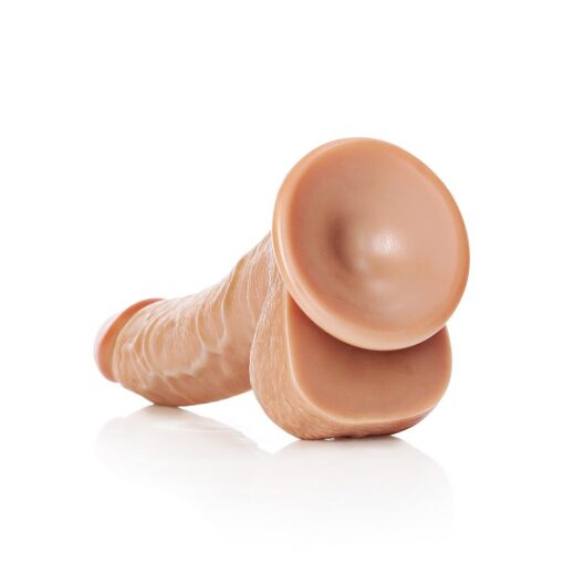 DILDO REALISTA COM TESTÍCULOS CURVED 8 /20,5 CM REALROCK - Image 5