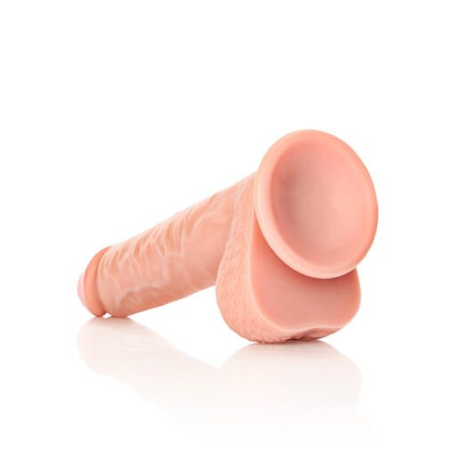 DILDO REALISTA COM TESTÍCULOS STRAIGHT 9 /23 CM REALROCK - Image 5