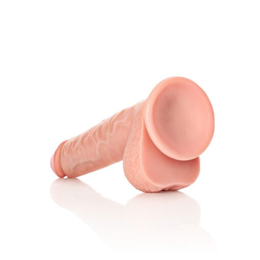 DILDO REALISTA COM TESTÍCULOS STRAIGHT 11 /28 CM FLESH REALROCK - Image 5