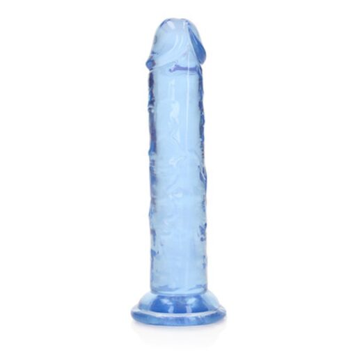 DILDO STRAIGHT REALISTIC CRYSTAL CLEAR 6 /14