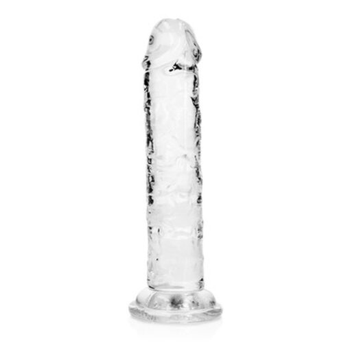 DILDO STRAIGHT REALISTIC CRYSTAL CLEAR 6 /14