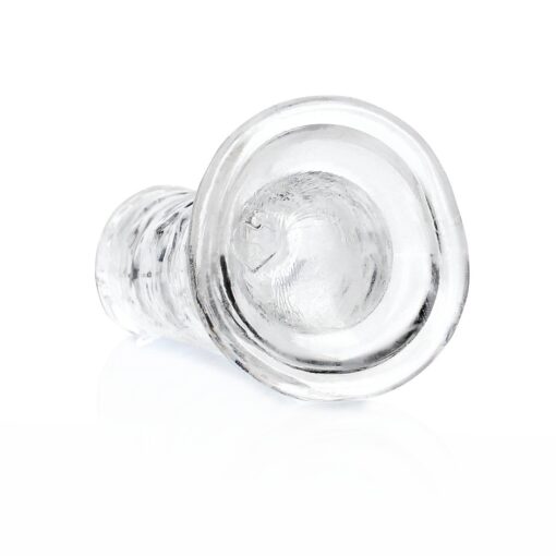 DILDO STRAIGHT REALISTIC CRYSTAL CLEAR 6 /14,5 CM TRANSPARENTE REALROCK - Image 5
