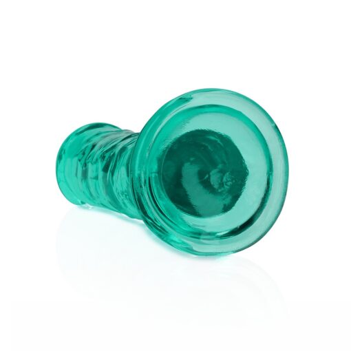 DILDO STRAIGHT REALISTIC CRYSTAL CLEAR 6 /14,5 CM VERDE REALROCK - Image 5
