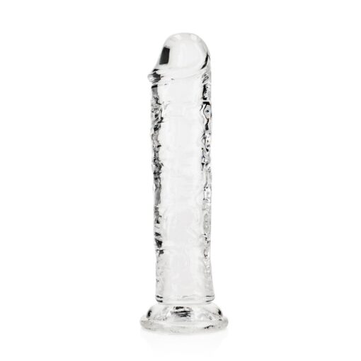 DILDO STRAIGHT REALISTIC CRYSTAL CLEAR 7 /18 CM TRANSPARENTE REALROCK - Image 4