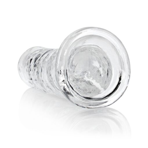 DILDO STRAIGHT REALISTIC CRYSTAL CLEAR 8 /20 CM TRANSPARENTE REALROCK - Image 5