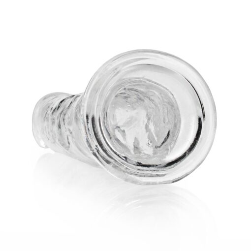 DILDO STRAIGHT REALISTIC CRYSTAL CLEAR 9 /23 CM TRANSPARENTE REALROCK - Image 5