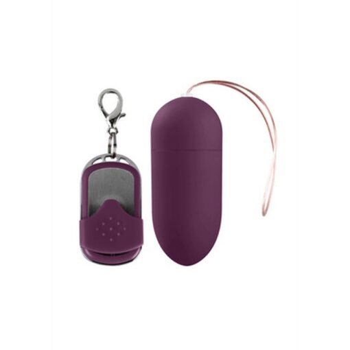 OVO VIBRATÓRIO COM COMANDO L ROXO SHOTS TOYS