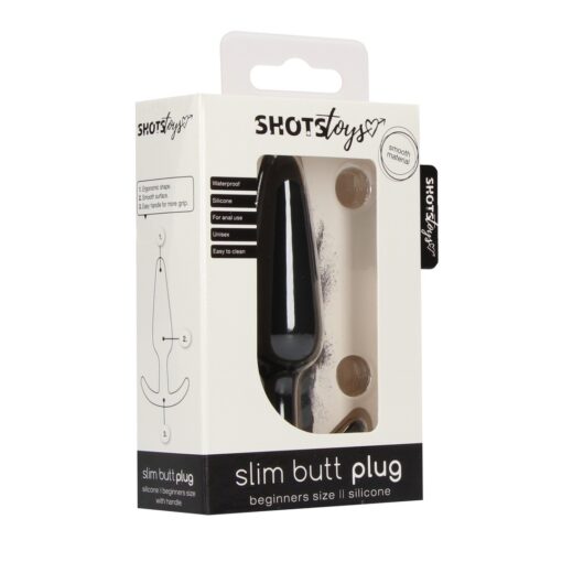 PLUG ANAL SLIM BEGINNER PRETO SHOTS TOYS - Image 2