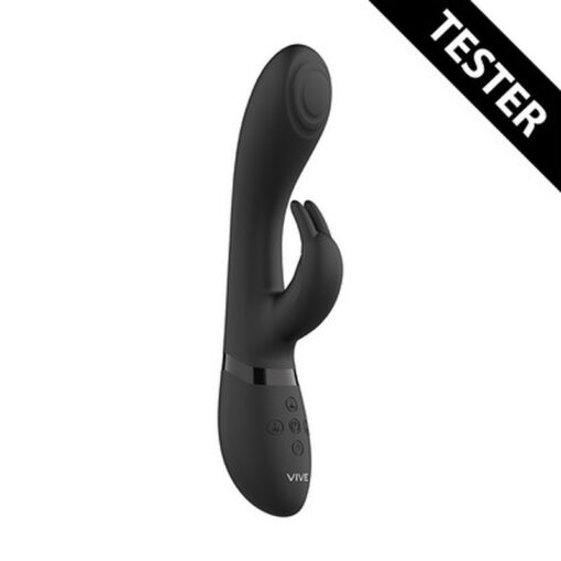 TESTER VIBRADOR CATO PULSE G-SPOT RABBIT PRETO VIVE