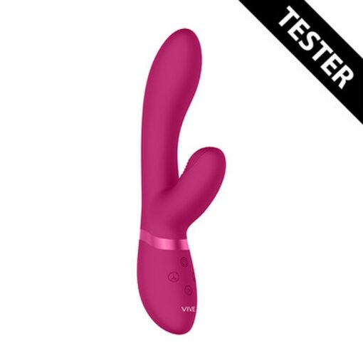 TESTER VIBRADOR KYRA PULSE CLITORAL RABBIT ROSA VIVE