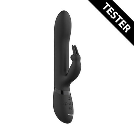 TESTER VIBRADOR AMORIS STIMULATING BEADS RABBIT PRETO VIVE
