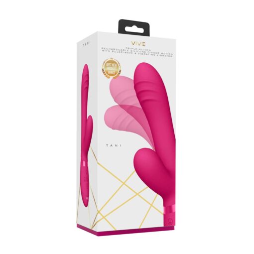 VIBRADOR TANI FINGER MOTION WITH PULSE-WAVE ROSA VIVE - Image 2