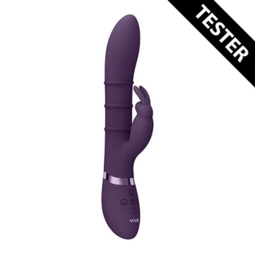 TESTER VIBRADOR SORA UP DOWN STIMULATING RINGS G-SPOT RABBIT ROXO VIVE
