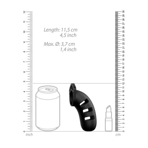 JAULA MODEL 21 CHASTITY 4.5 /11,5 CM MANCAGE - Image 6