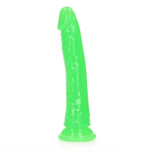 DILDO SLIM REALISTIC DILDO GLOW IN THE DARK 8'' / 20 CM REALROCK - Image 4