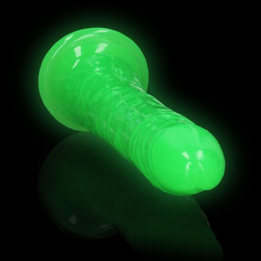 DILDO SLIM REALISTIC DILDO GLOW IN THE DARK 8'' / 20 CM REALROCK - Image 6