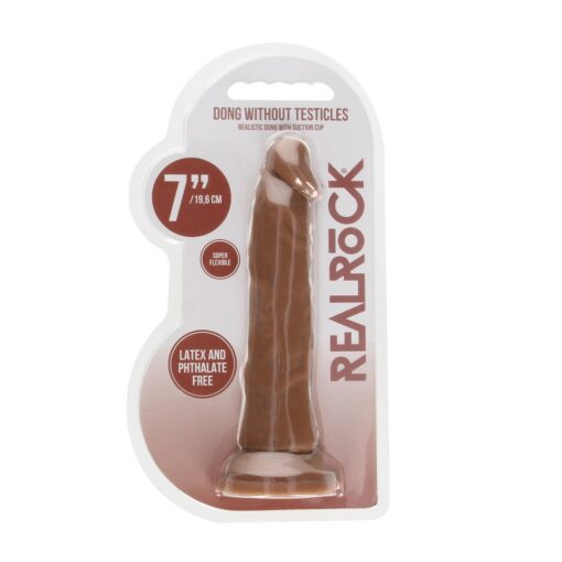 DILDO SEM TESTÍCULOS TAN 7 / 17 CM REALROCK - Image 2