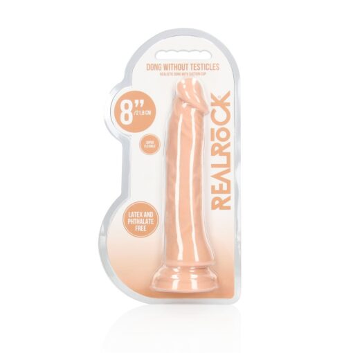DILDO SEM TESTÍCULOS 8 / 20 CM REALROCK - Image 2