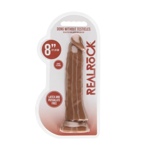 DILDO SEM TESTÍCULOS TAN 8 / 20 CM REALROCK - Image 2