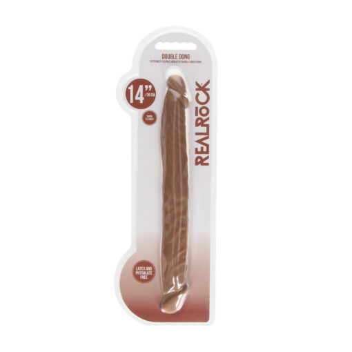 DILDO DUPLO TAN 14 / 36 CM REALROCK - Image 2