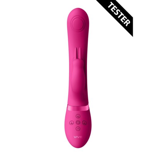 TESTER VIBRADOR MAY DUAL PULSE-WAVE C-SPOT AND G-SPOT RABBIT ROSA VIVE - Image 2