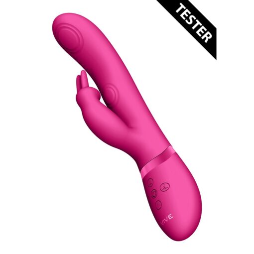 TESTER VIBRADOR MAY DUAL PULSE-WAVE C-SPOT AND G-SPOT RABBIT ROSA VIVE - Image 3