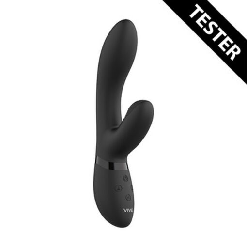 TESTER VIBRADOR KYRA PULSE CLITORAL RABBIT PRETO VIVE