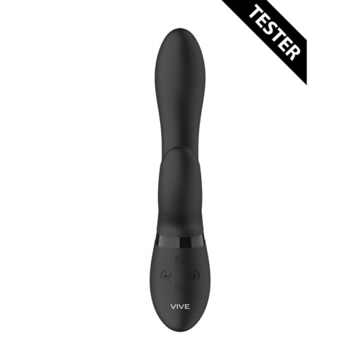 TESTER VIBRADOR KYRA PULSE CLITORAL RABBIT PRETO VIVE - Image 2