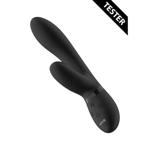 TESTER VIBRADOR KYRA PULSE CLITORAL RABBIT PRETO VIVE - Image 4
