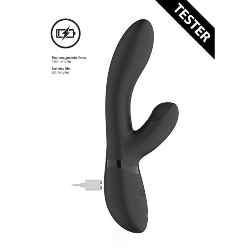 TESTER VIBRADOR KYRA PULSE CLITORAL RABBIT PRETO VIVE - Image 5