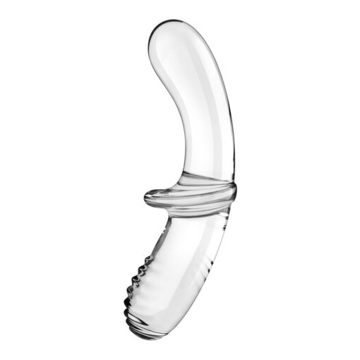 DILDO DE VIDRO DOUBLE CRYSTAL TRANSPARENTE SATISFYER - Image 5