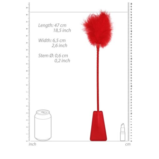 ESPANADOR DE PLUMAS COM CHIBATA VERMELHA OUCH! - Image 2