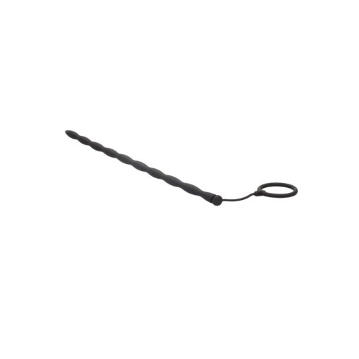 CONJUNTO DE SONDA DE URETRA COM ANEL PENIANO DE SILICONE PRETO OUCH! - Image 5