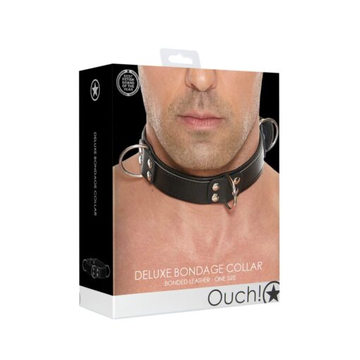 COLEIRA BONDAGE DELUXE PRETO OUCH! - Image 2