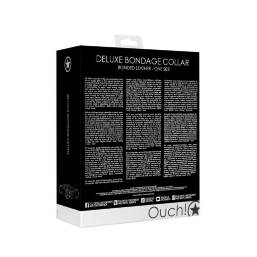 COLEIRA BONDAGE DELUXE PRETO OUCH! - Image 3