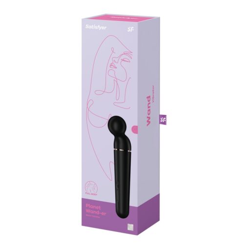 VARINHA PLANET WAND-ER PRETO/ROSE GOLD SATISFYER - Image 3